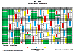 Schulwochenplan Mechatroniker
